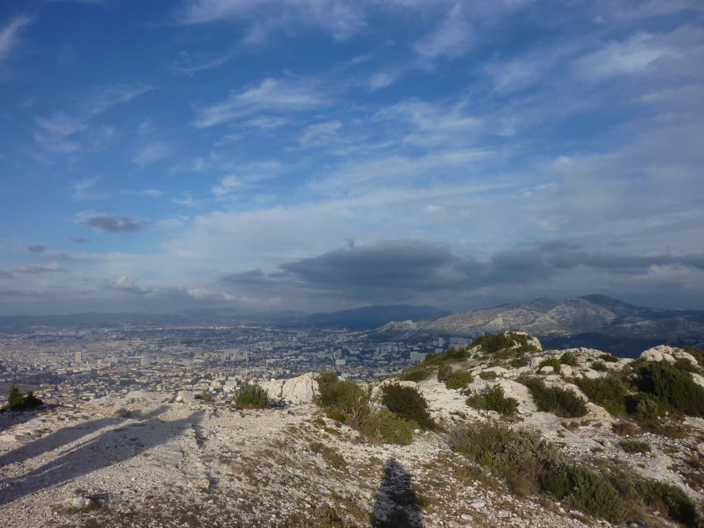 Cumulus sur la ville 