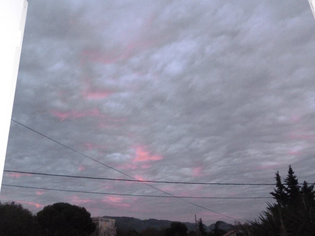 Ciel bicolore  7H30