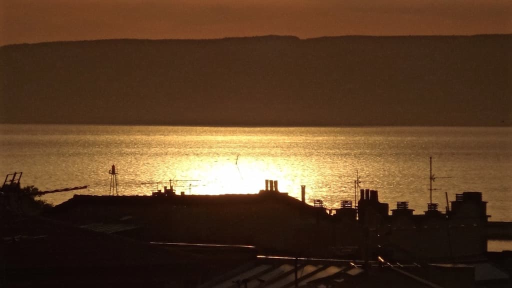 La mer, comme de l'or en fusion (G@tto)