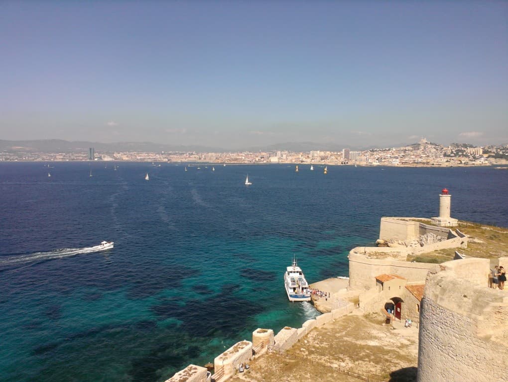 Marseille vue du chateau d'If