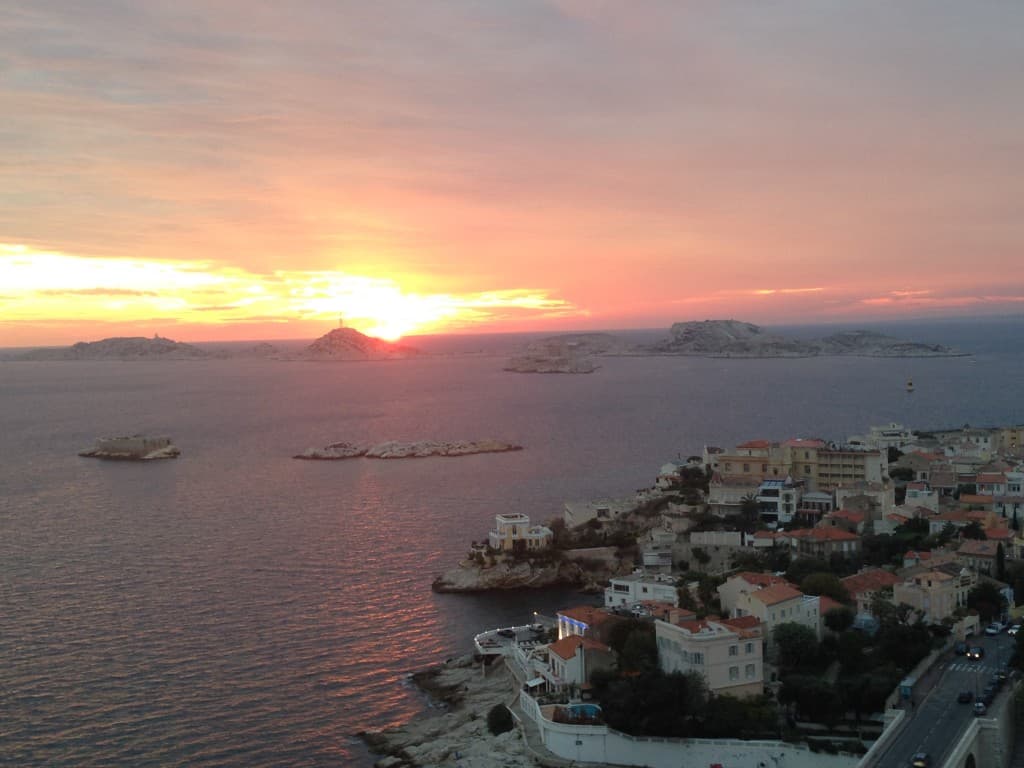 Coucher de soleil sur le Frioul