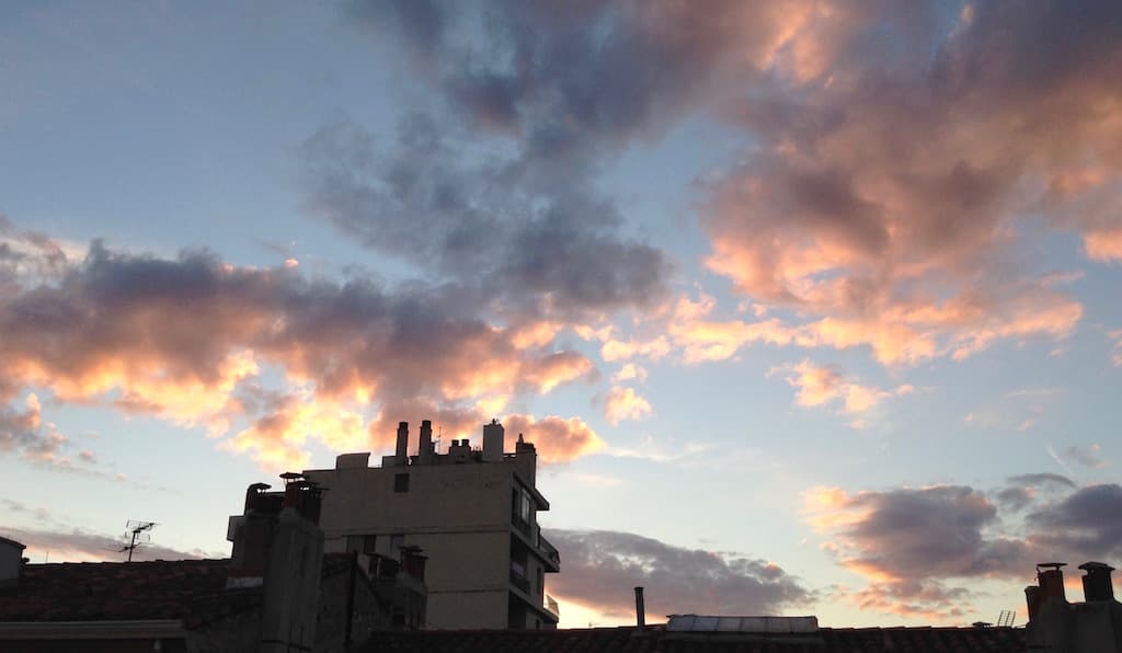 Le ciel à l'ouest à 16:57 (G@tto)