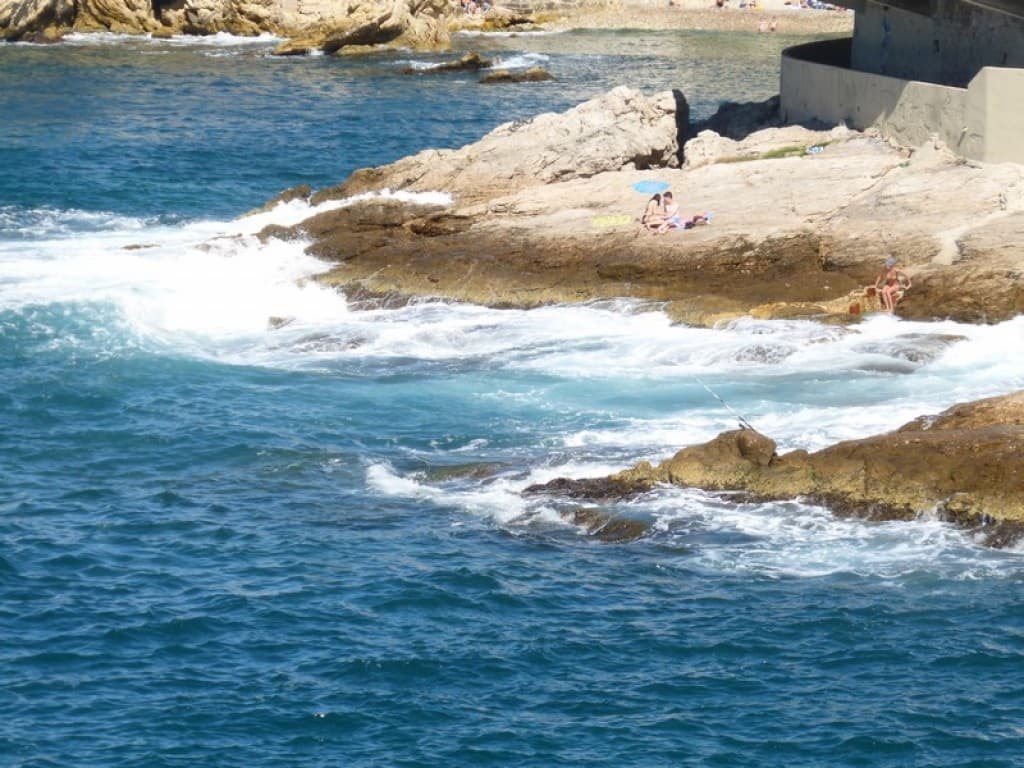 Mer agitée et fraîche