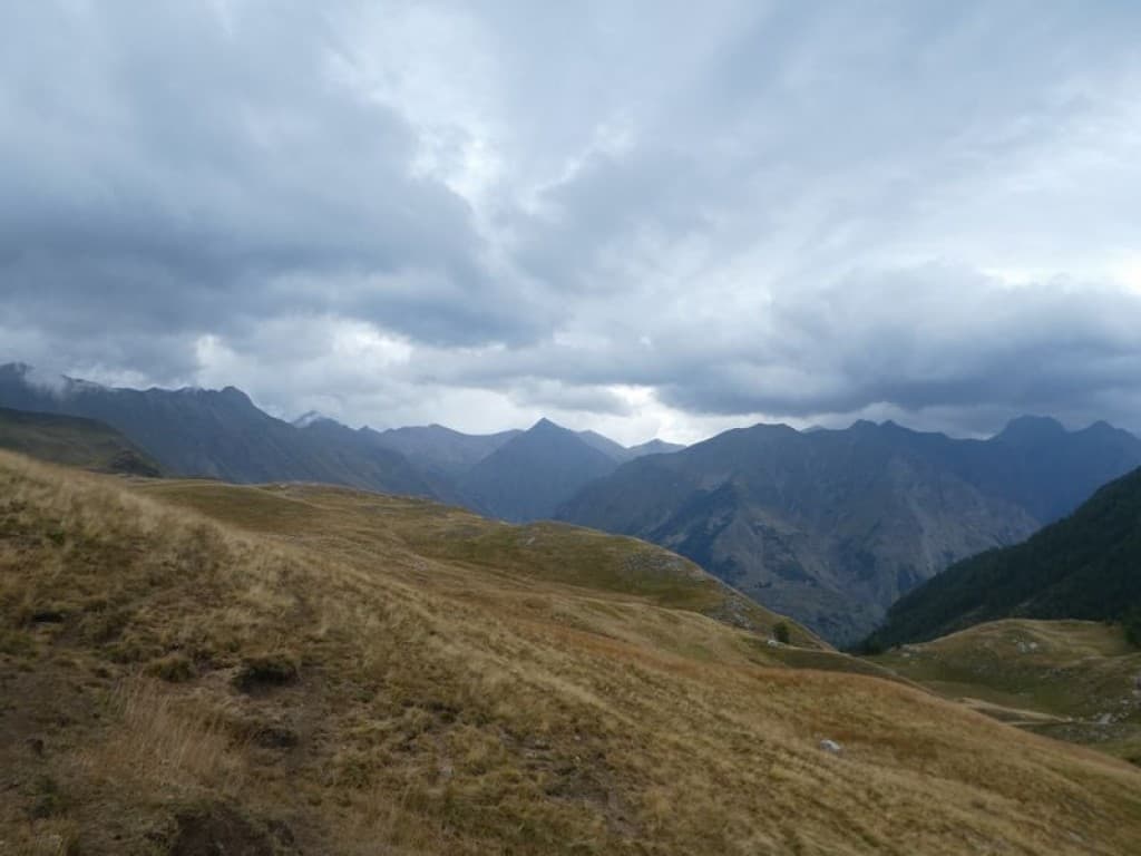 nuages au dessus du col de la gardette
