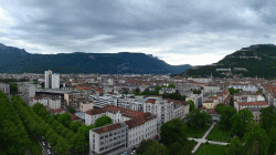 Vue Grenoble depuis l'hotel de ville