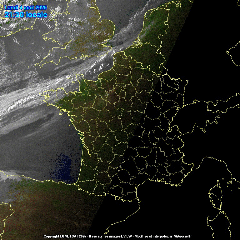 Image d'illustration pour Suivi des nuages en France