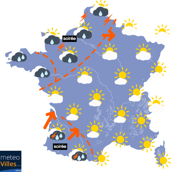 Encore beaucoup de pluie, sauf près de la Méditerranée