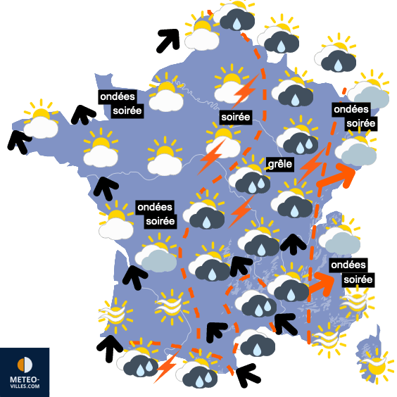 Anormalement chaud et plus ou moins perturbé