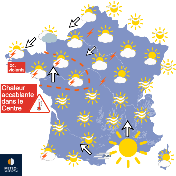 Chaleur, orages violents : quand l’accalmie arrivera-t-ell