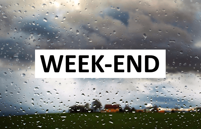 Météo week-end : retour de la pluie et des orages
