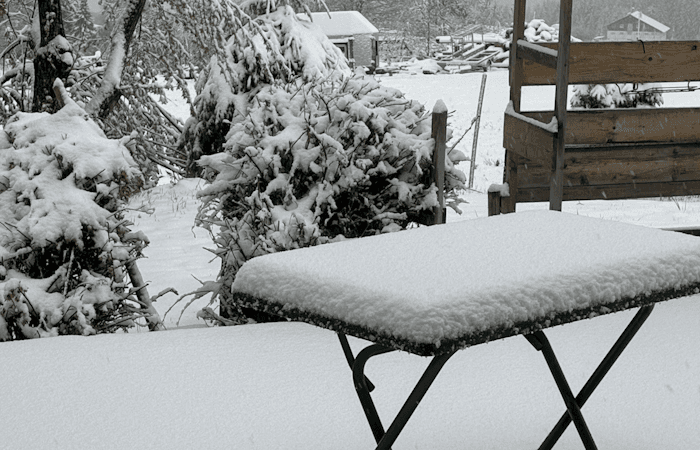 La neige refait son apparition en montagne