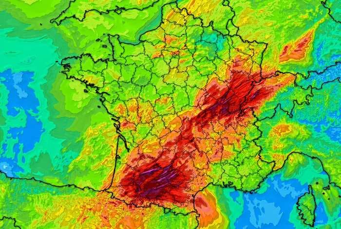 Orages violents ce dimanche : jusqu’à 130 km/h et grosse grêle