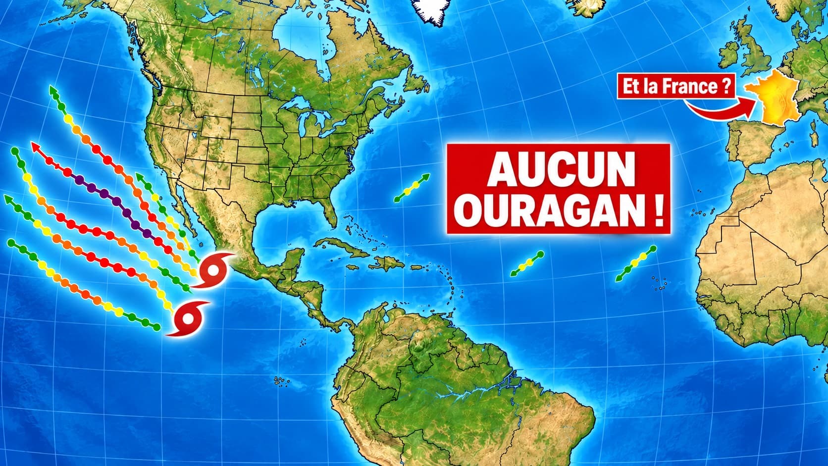 Aucun ouragan sur l’Atlantique : une situation exceptionnelle