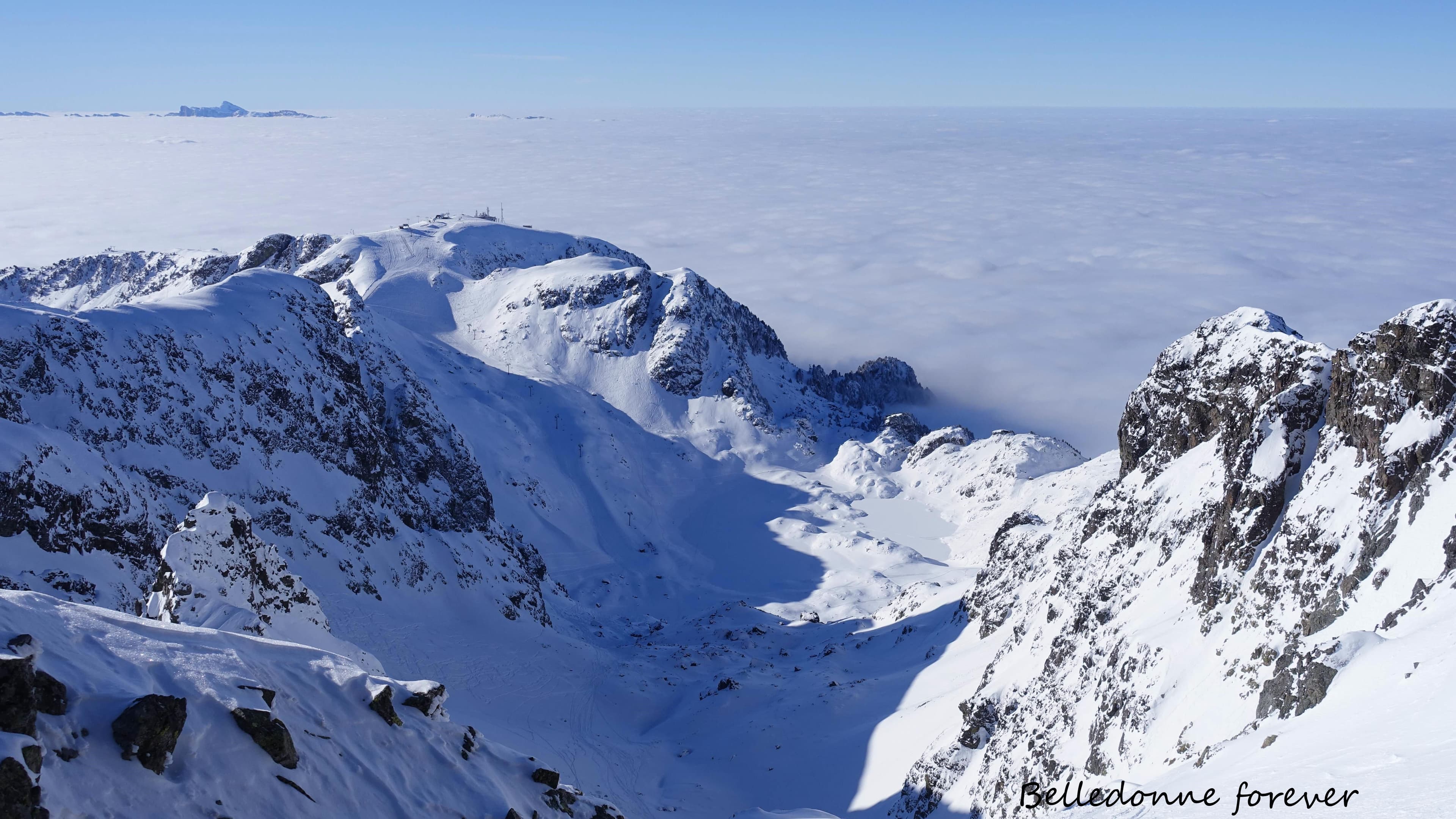 La croix de chamrousse, température agréable au soleil A.P.
