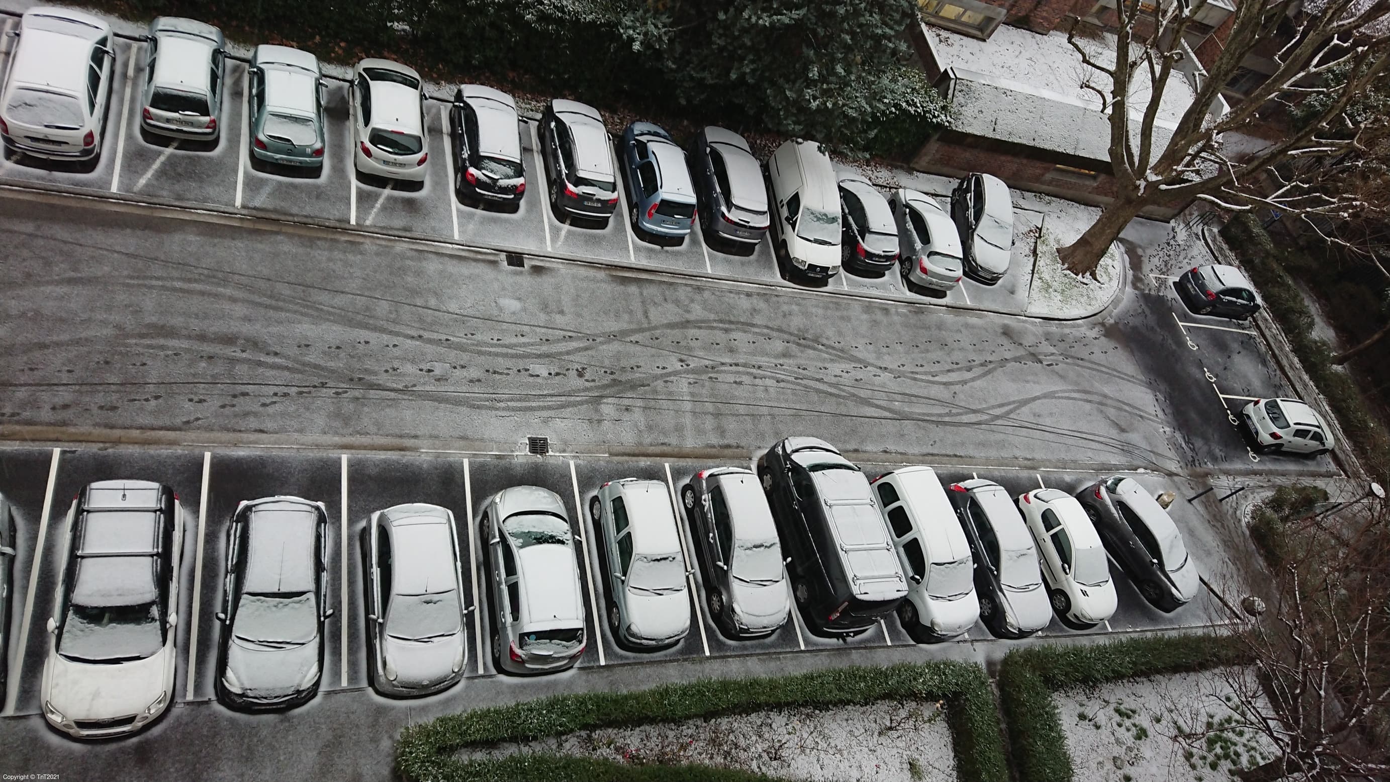 Parking in snow