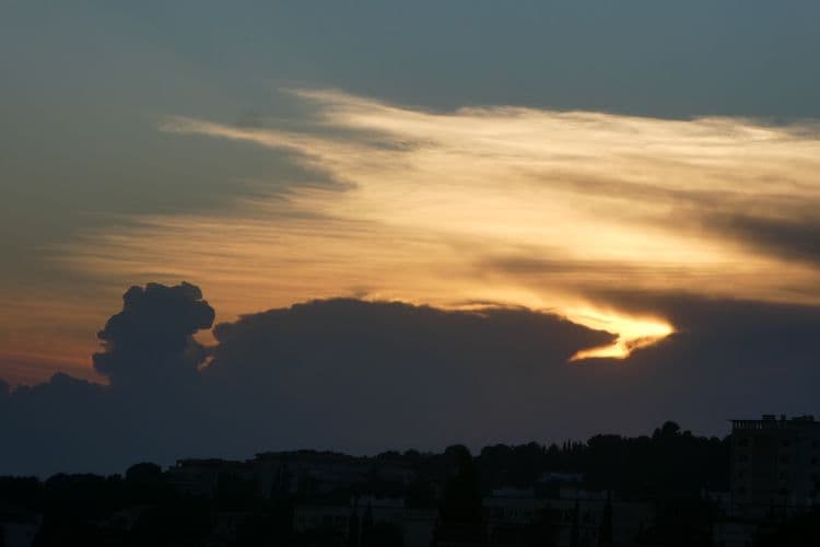 nuages du soir