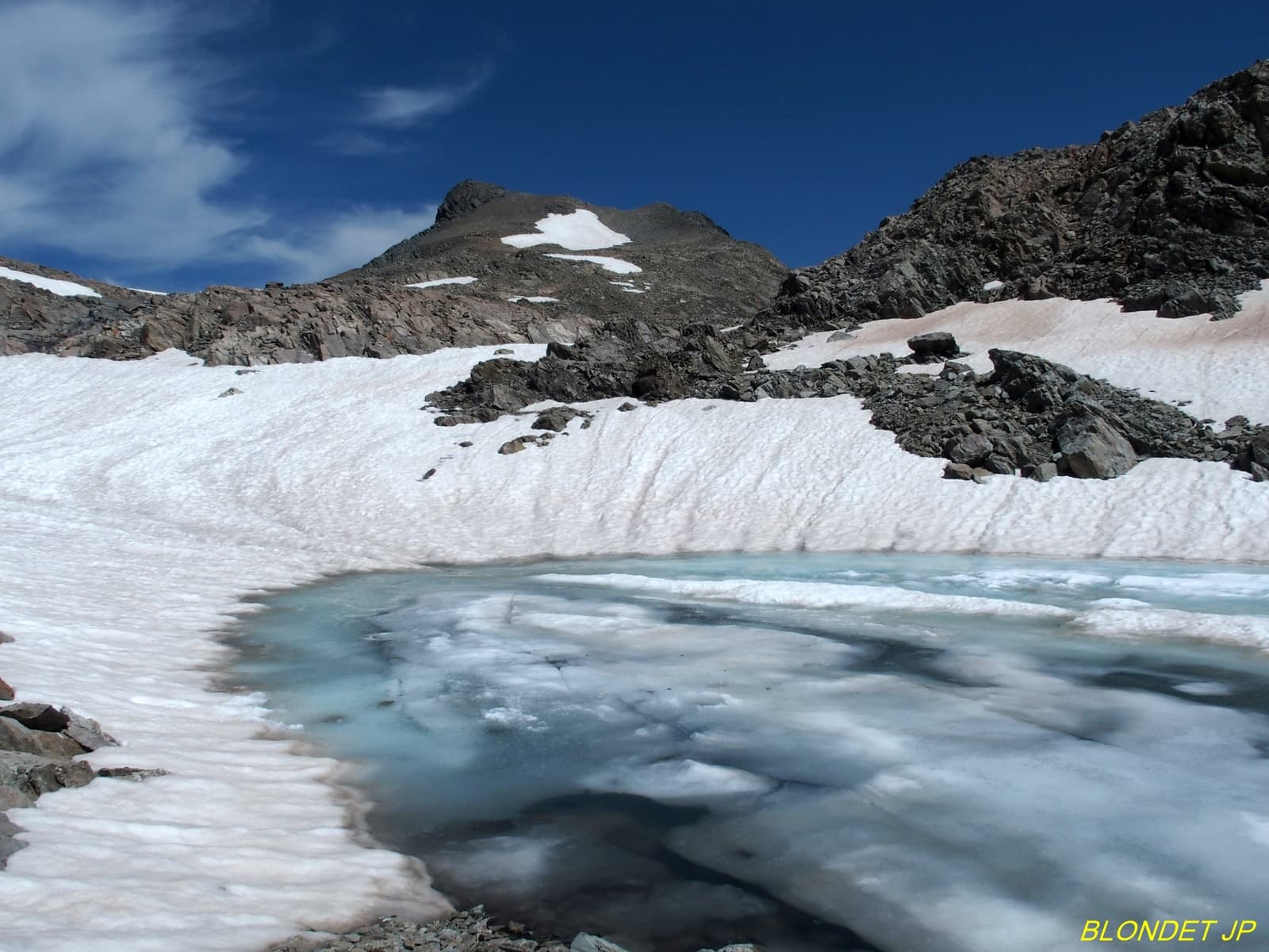 Lac vers le Col de Belledonne