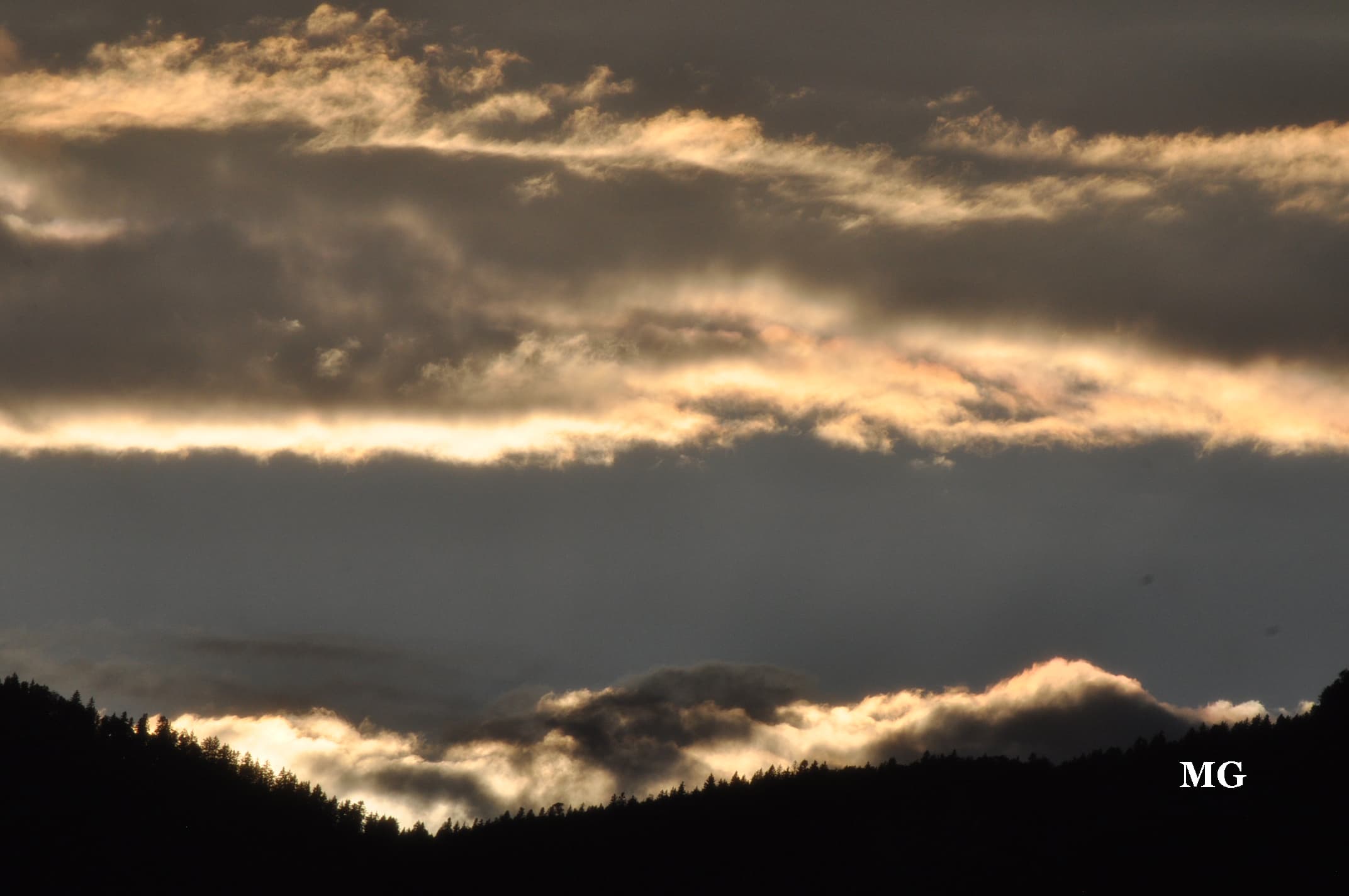 Nuages de fin de journée sur la Chartreuse !!!