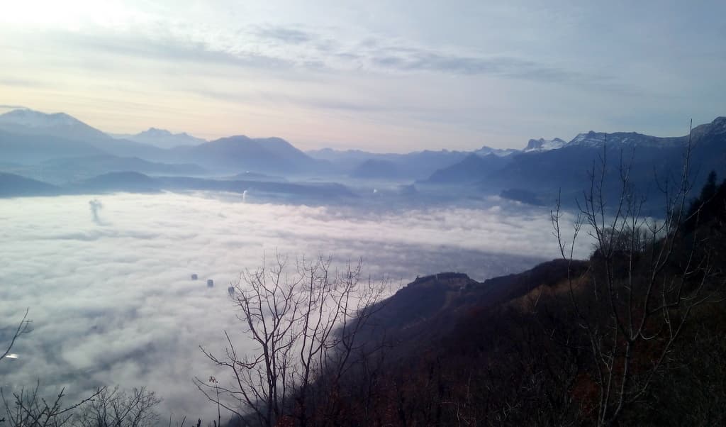Les 3 tours sortent la tête du brouillard