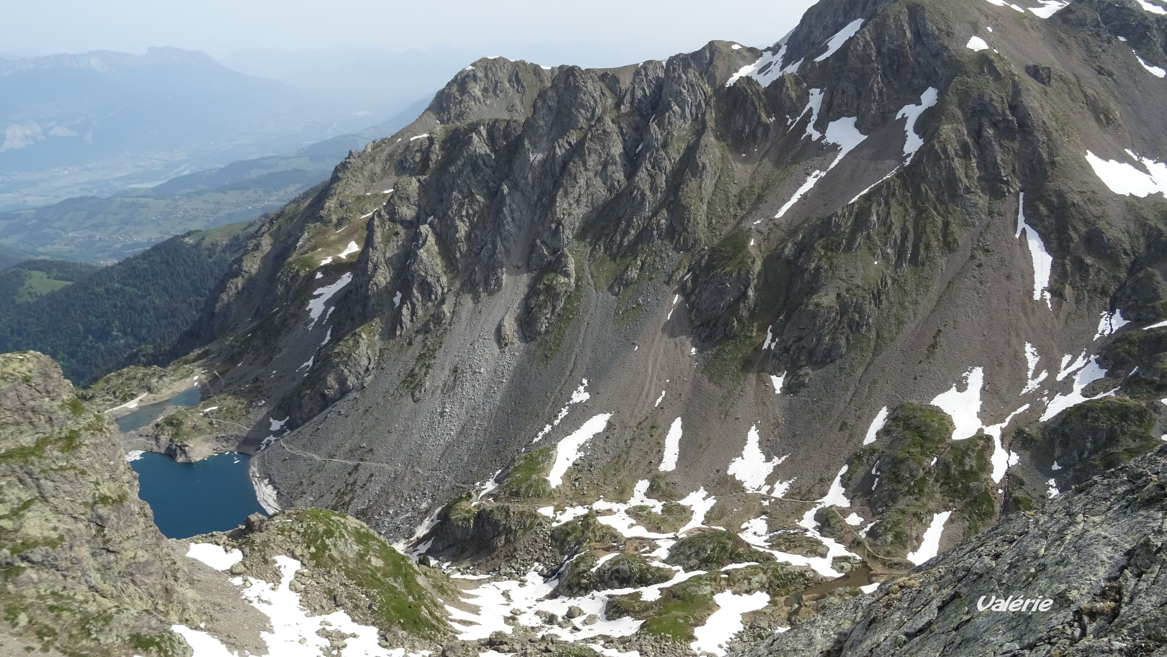 Eboulement près du Lac du Crozet
