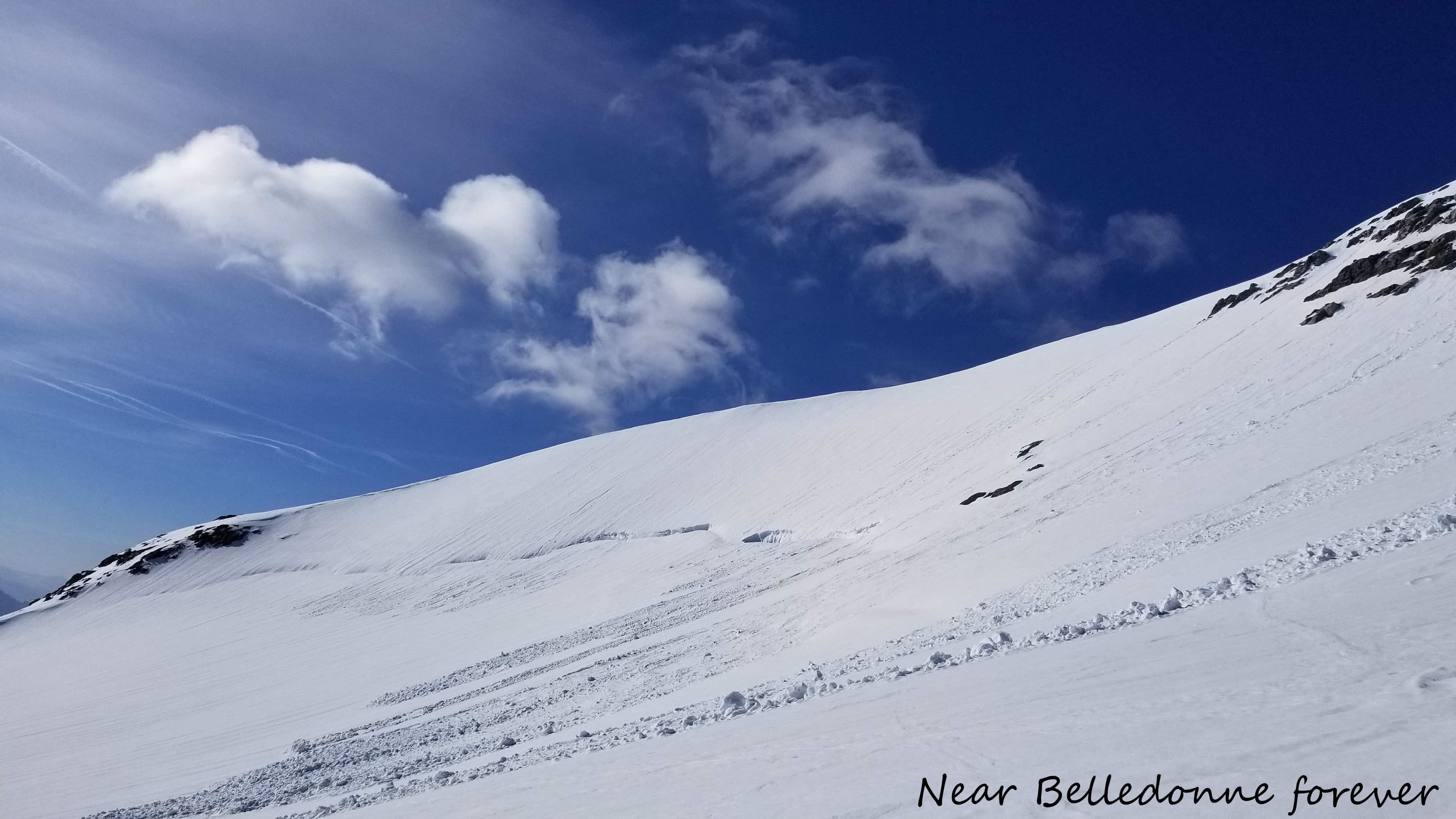 Pic de l'étendard  3464m  peu de neige et venteux  A.P.