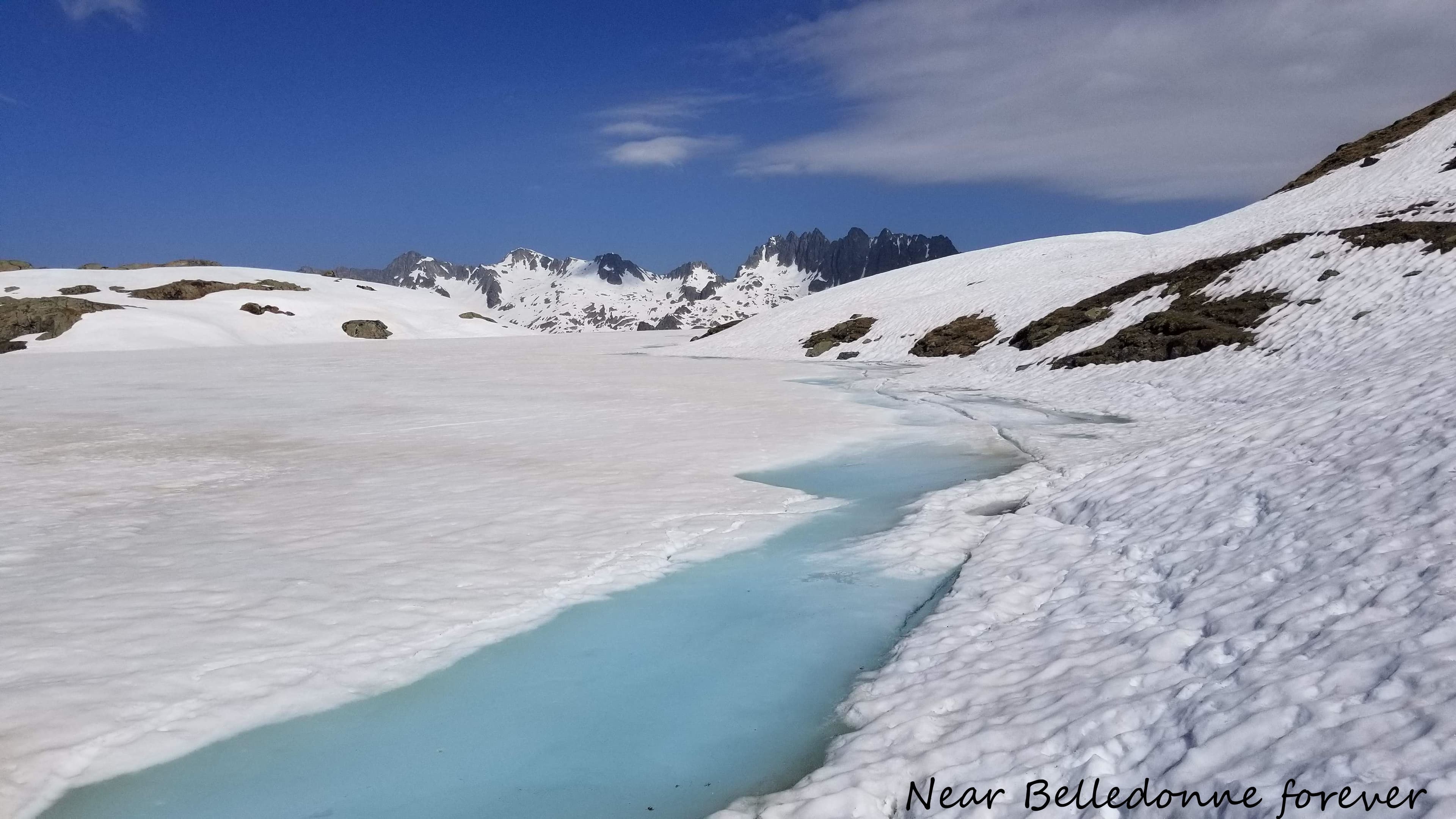 Vue sur les Aiguilles de l’Argentière Belledonne  A.P.