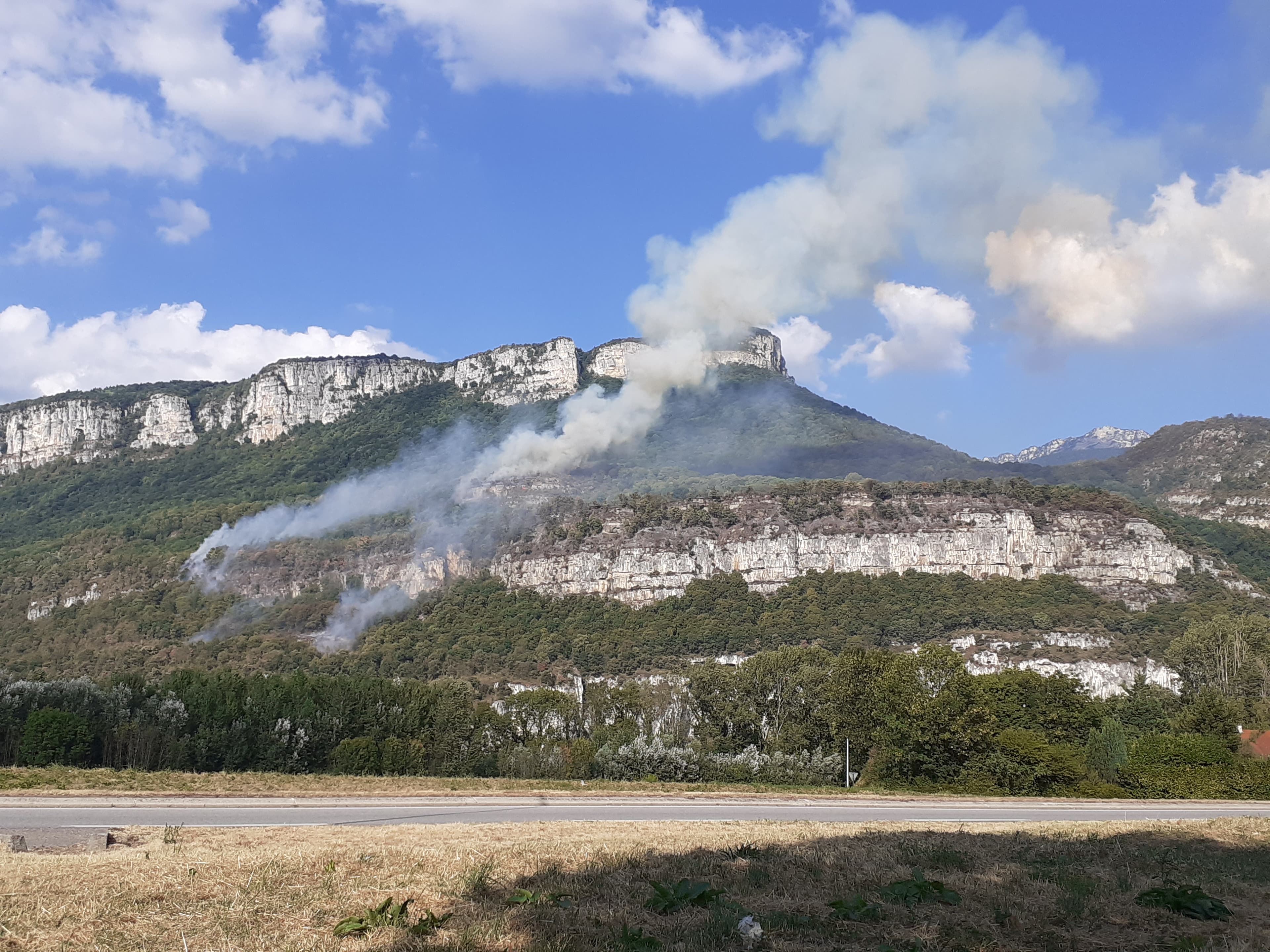 Incendie en Chartreuse