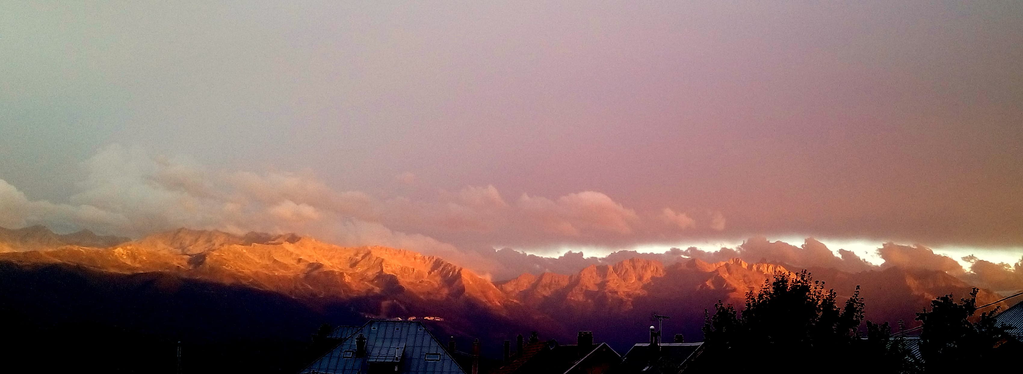 belles lumières sur Belledone