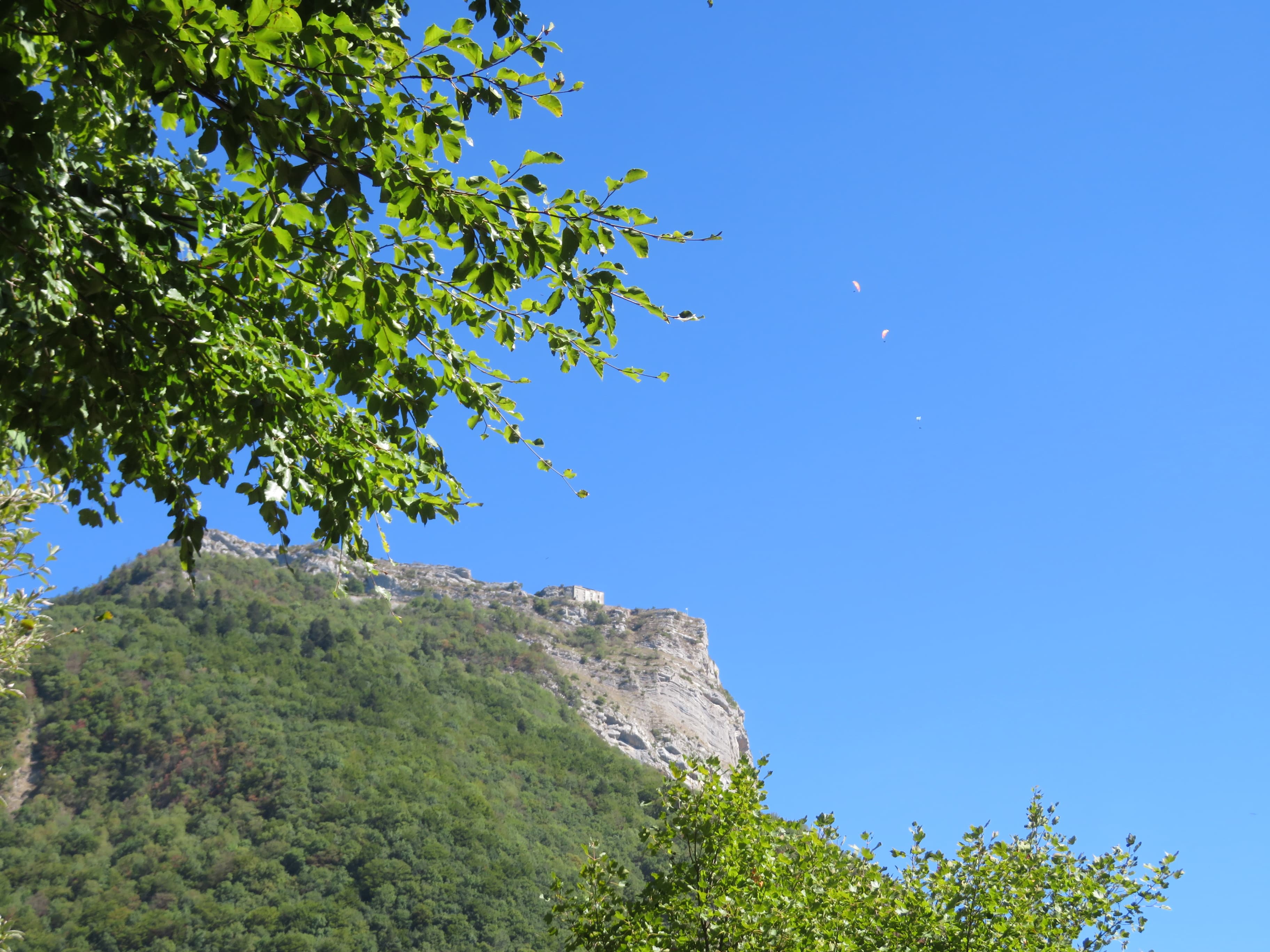 Ciel bleu sur le Mont St Eynard