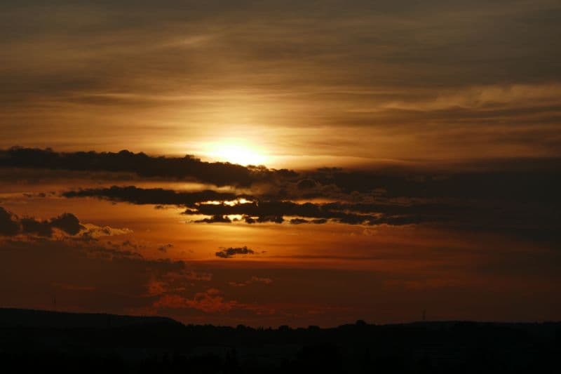 coucher de soleil