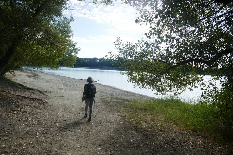 Etang de la Bonde très  rétréci