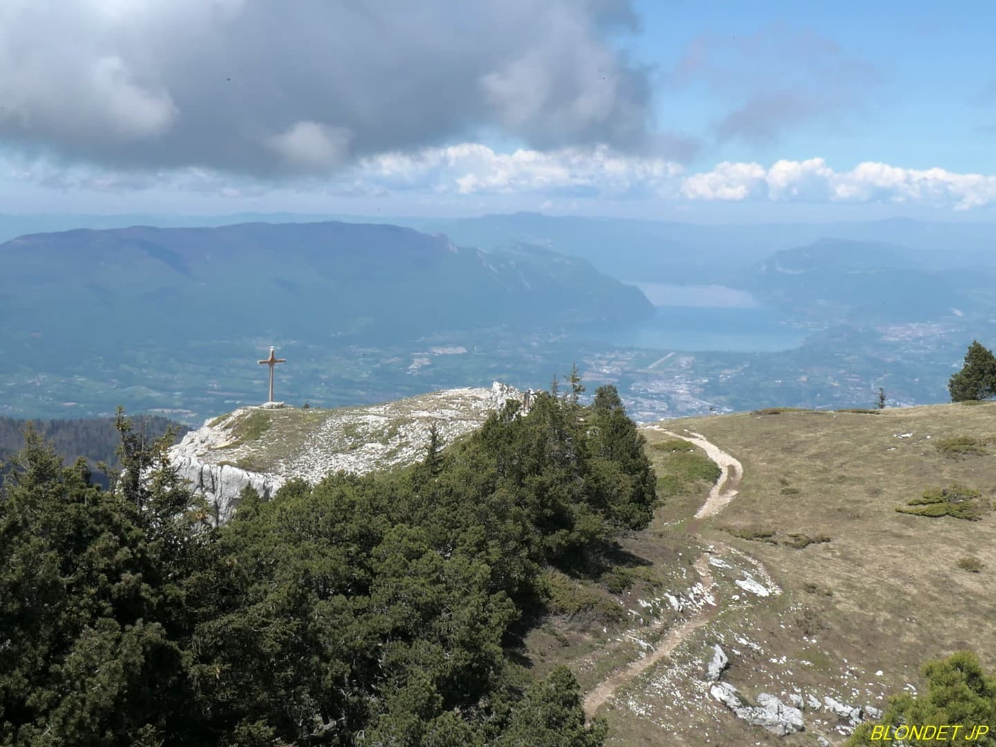 Lac du Bourget vu du Mont Granier