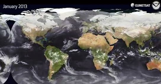 Image d'illustration pour Animation satellite mondiale de 2013