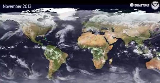 Image d'illustration pour Animation satellite mondiale de 2013