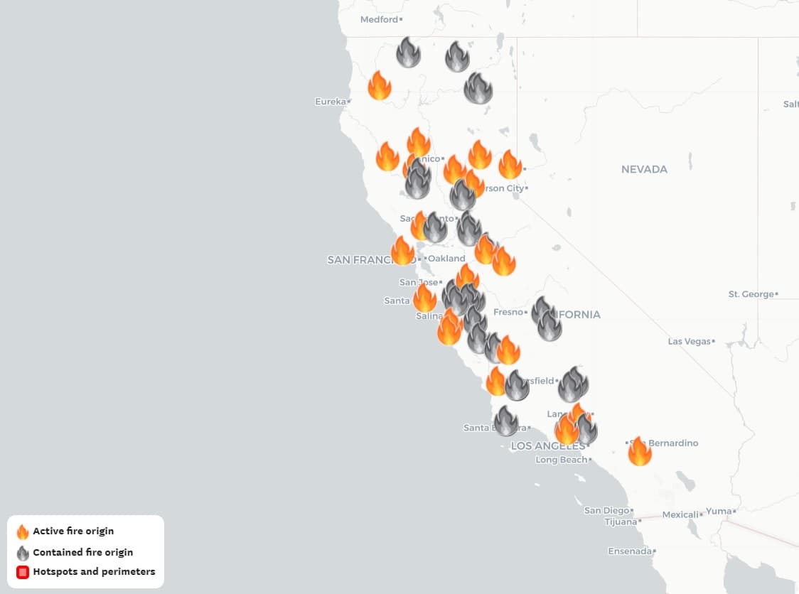 Image d'illustration pour Incendies dévastateurs en Californie 