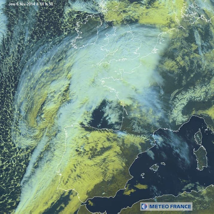 Image d'illustration pour Dépression Qumaira - vents forts - graves inondations en Bretagne