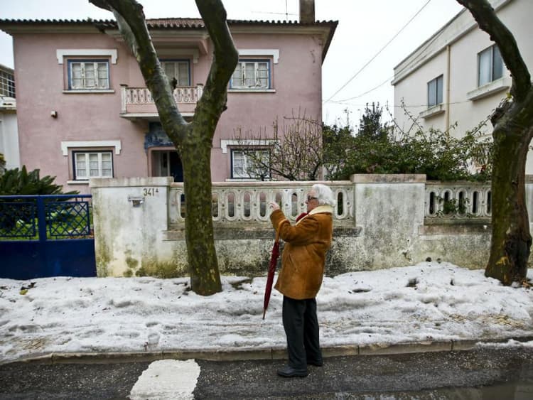 Image d'illustration pour Violents orages de grêle à Lisbonne au Portugal