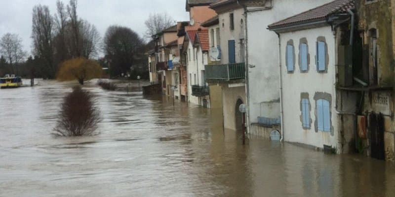 Image d'illustration pour Inondations majeures dans le Sud-Ouest du 24 janvier au 6 février