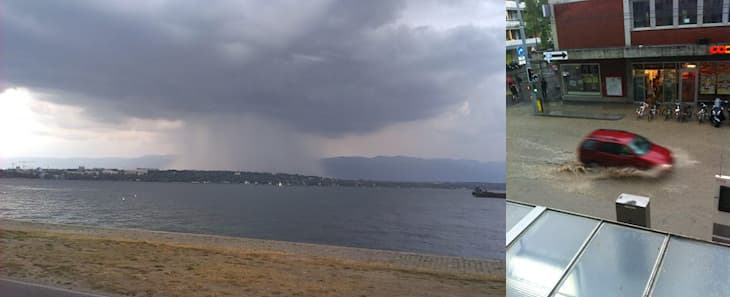 Image d'illustration pour Orages violents en Rhône Alpes et en Bretagne