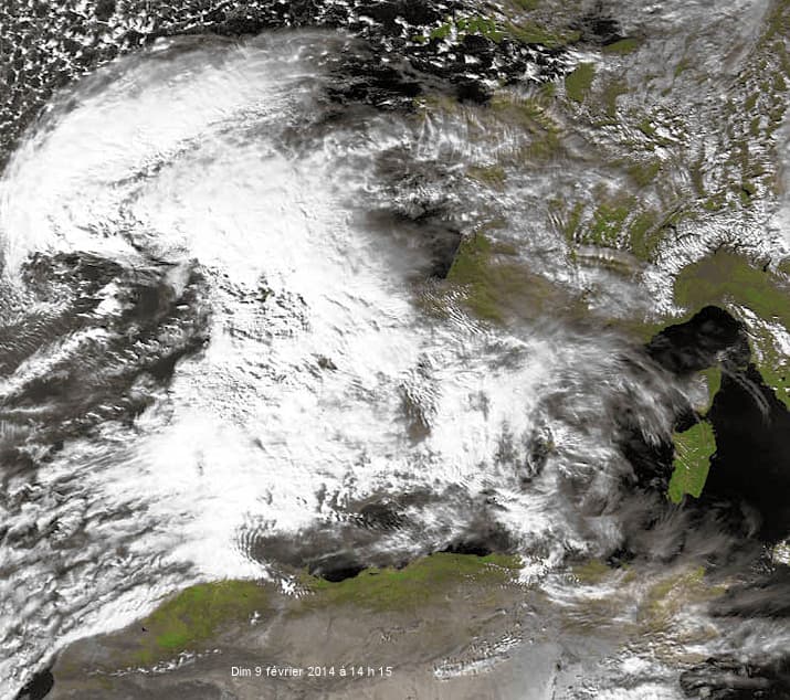 Image d'illustration pour Dépression Stéphanie - pluie et vent fort au Sud