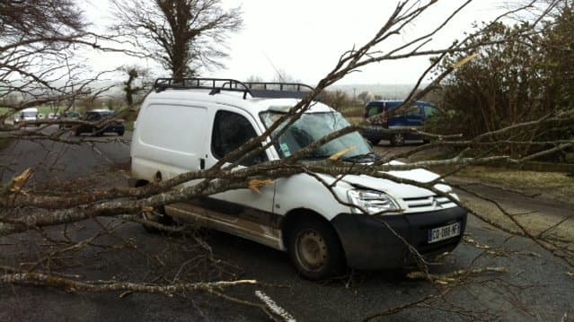 Image d'illustration pour Dépression Ulla - tempête et inondations en Bretagne