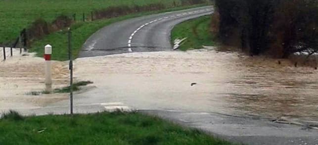 Image d'illustration pour Dépression Ulla - tempête et inondations en Bretagne