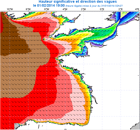Image d'illustration pour Synthèse de l'épisode vagues submersions du 31 janvier au 2 février