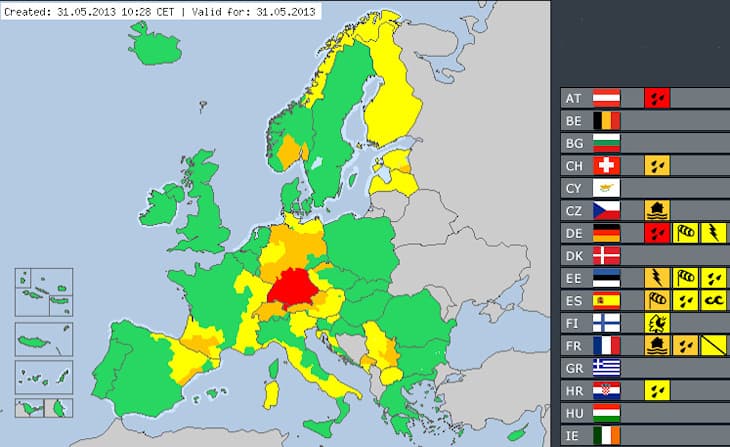Image d'illustration pour Fortes pluies au Sud-Est et au Nord-Est