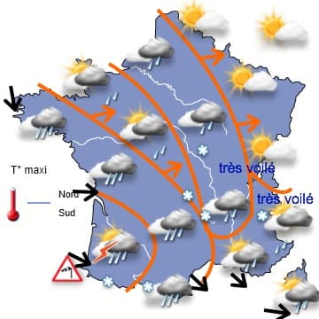 Vers une fin de semaine plus douce mais assez nuageuse 