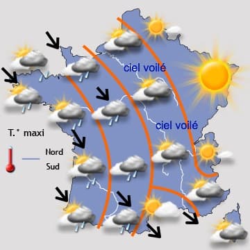 Week-end généralement maussade et plus frais 