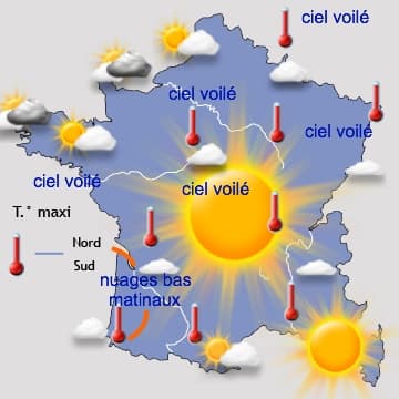 Souvent estival jusqu'à mercredi, puis changement radical 
