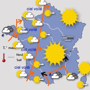 Dégradation progressive par le nord