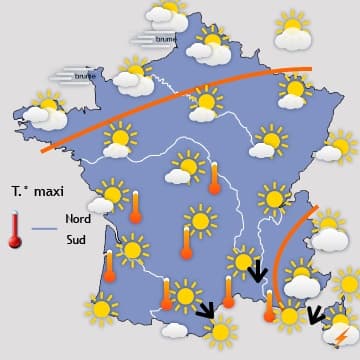 Jeudi très chaud et beau week-end 