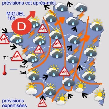 Accalmie temporaire après le passage de Miguel 